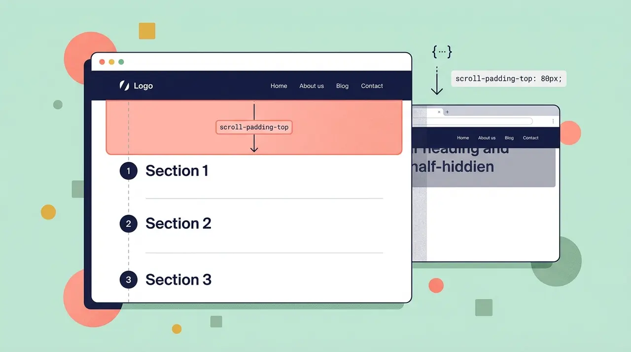 Fixing anchor link offset behind sticky headers with CSS scroll-padding